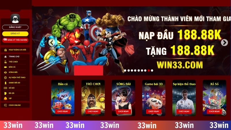Trang Chủ 223 Nhà cái 33WIN xây dựng được nền tảng cá cược an toàn